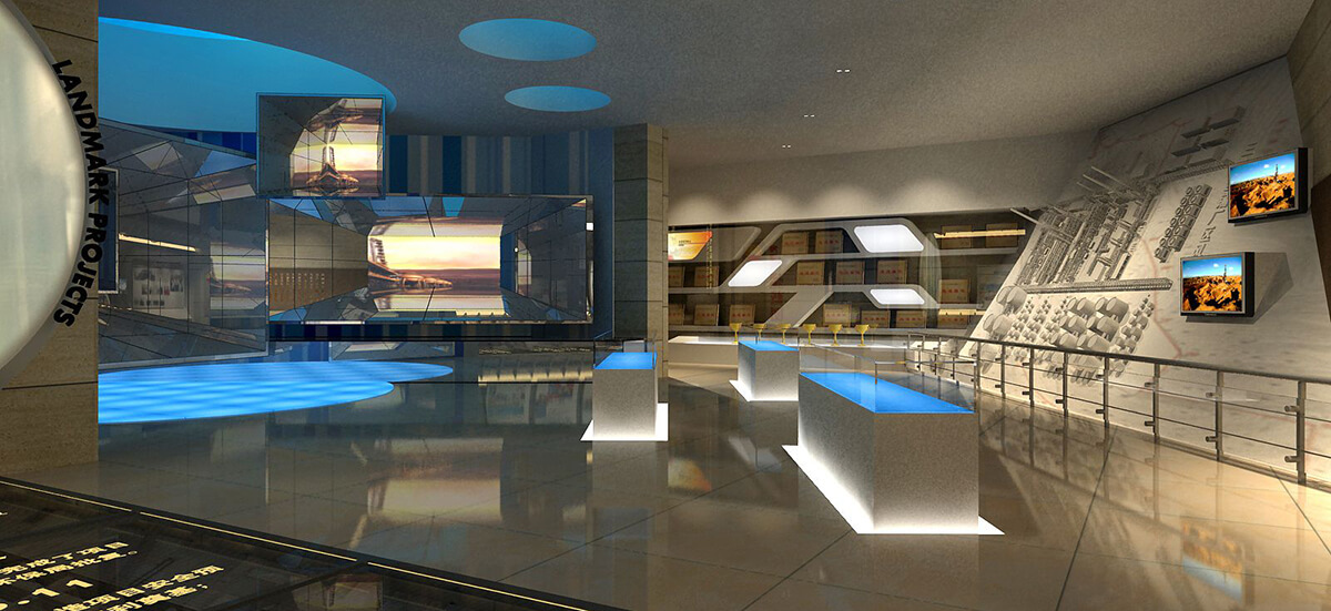 經(jīng)濟(jì)展廳，人文展廳