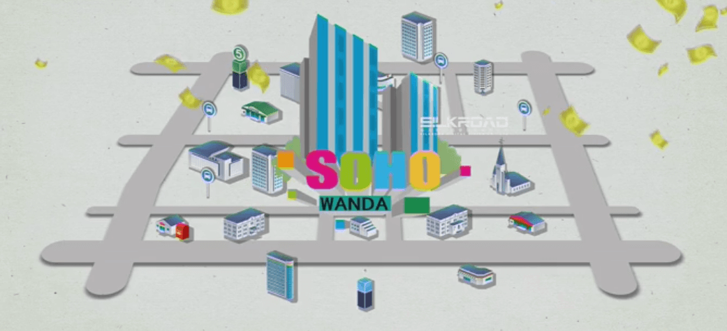 萬達SOHO，二維宣傳片